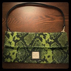 Dooney & Bourke - Green, snakeskin purse